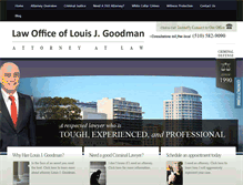 Tablet Screenshot of louisgoodman.com